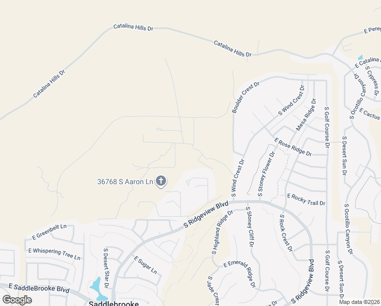 map of restaurants, bars, coffee shops, grocery stores, and more near 64731 East Horseshoe Bend Road in Tucson