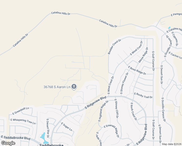 map of restaurants, bars, coffee shops, grocery stores, and more near 64731 East Horseshoe Bend Road in Tucson