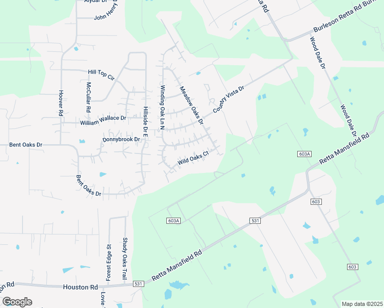 map of restaurants, bars, coffee shops, grocery stores, and more near 3417 Wild Oaks Court in Burleson