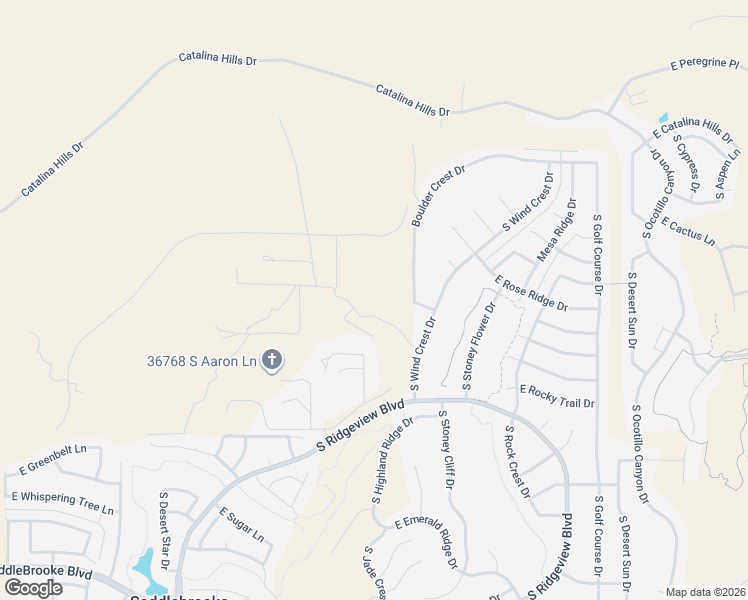 map of restaurants, bars, coffee shops, grocery stores, and more near 64940 East Horseshoe Bend Road in Saddlebrooke