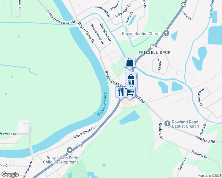 map of restaurants, bars, coffee shops, grocery stores, and more near 515 Lincoln Road in Monroe