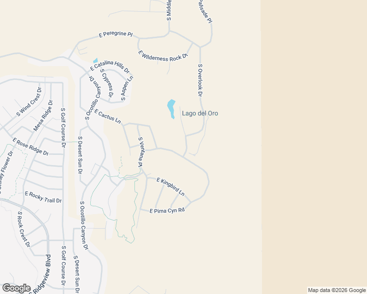 map of restaurants, bars, coffee shops, grocery stores, and more near Basin Camp Road in Tucson