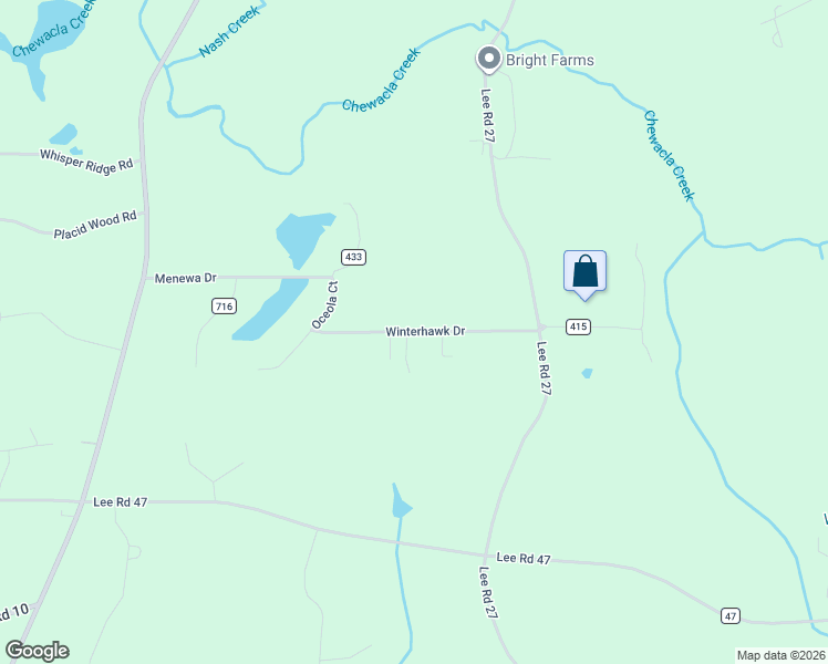 map of restaurants, bars, coffee shops, grocery stores, and more near 809 Lee Road in Auburn