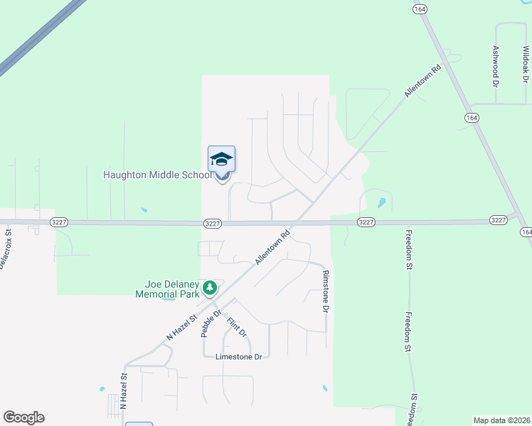 map of restaurants, bars, coffee shops, grocery stores, and more near 514 Brunswick Gardens Street in Haughton