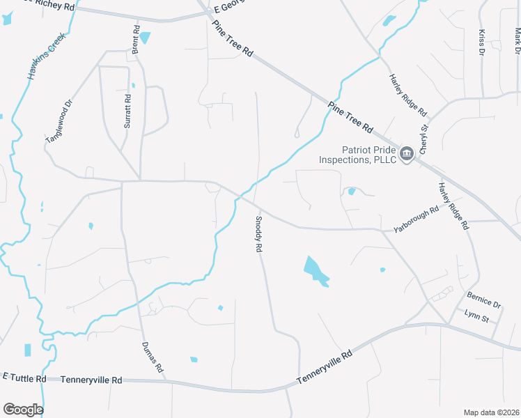 map of restaurants, bars, coffee shops, grocery stores, and more near 3998 Brent Road in Longview