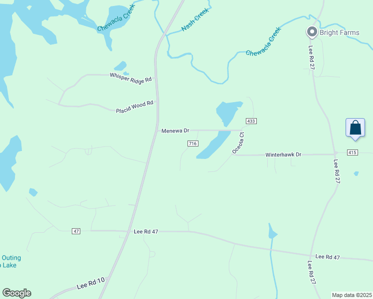 map of restaurants, bars, coffee shops, grocery stores, and more near Lightfoot Court in Auburn