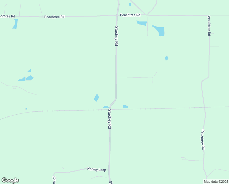 map of restaurants, bars, coffee shops, grocery stores, and more near 1086 Stuckey Road in Dubberly