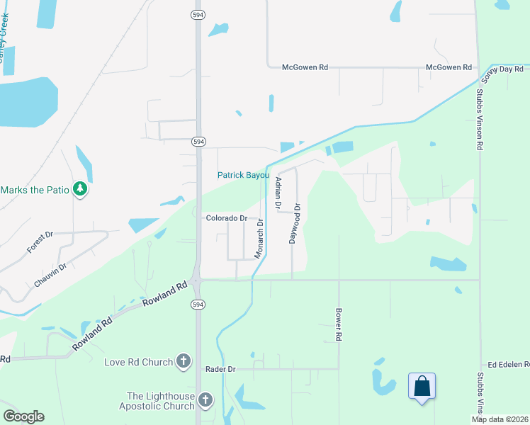 map of restaurants, bars, coffee shops, grocery stores, and more near 100 Adrian Dr in Monroe