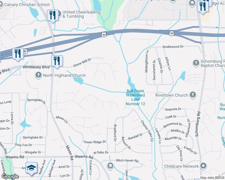 map of restaurants, bars, coffee shops, grocery stores, and more near 4605 Labrador Drive in Columbus