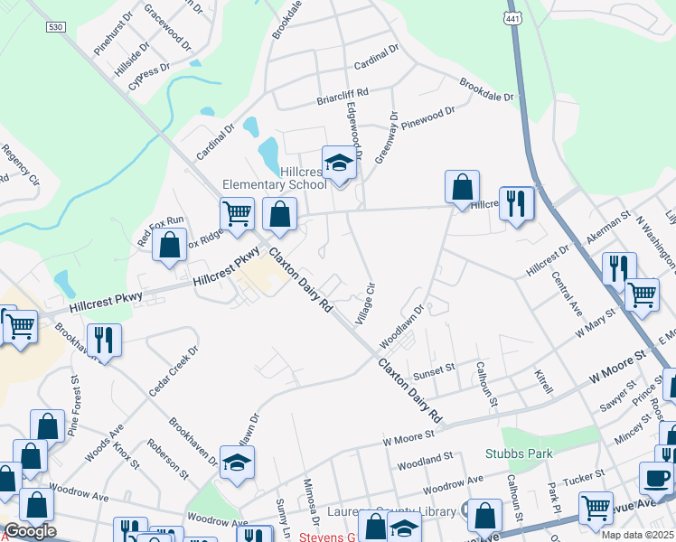 map of restaurants, bars, coffee shops, grocery stores, and more near 1003 Claxton Dairy Road in Dublin