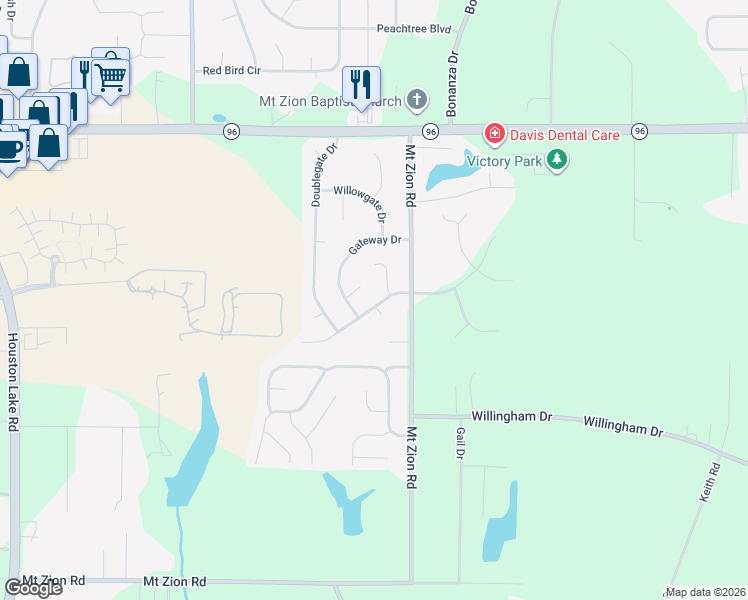 map of restaurants, bars, coffee shops, grocery stores, and more near 108 Tipperary Trail in Bonaire