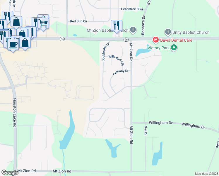 map of restaurants, bars, coffee shops, grocery stores, and more near 760 Gateway Drive in Bonaire