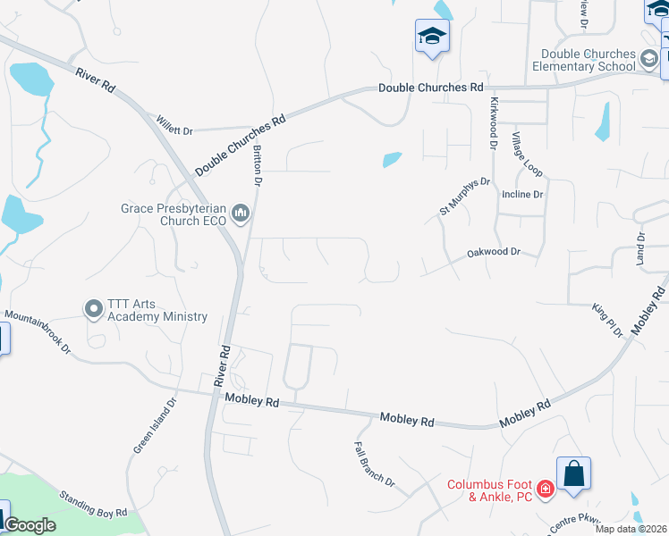 map of restaurants, bars, coffee shops, grocery stores, and more near 7088 Tavistock Ct. in Columbus