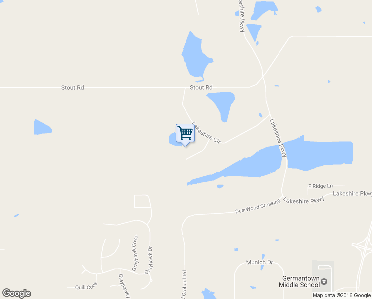 map of restaurants, bars, coffee shops, grocery stores, and more near 123 Lakeshire Cove in Canton