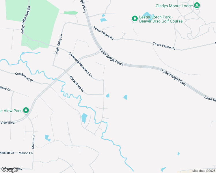 map of restaurants, bars, coffee shops, grocery stores, and more near 1732 Magic Valley Lane in Cedar Hill