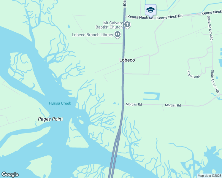 map of restaurants, bars, coffee shops, grocery stores, and more near 44 H E Wilson Lane in Seabrook