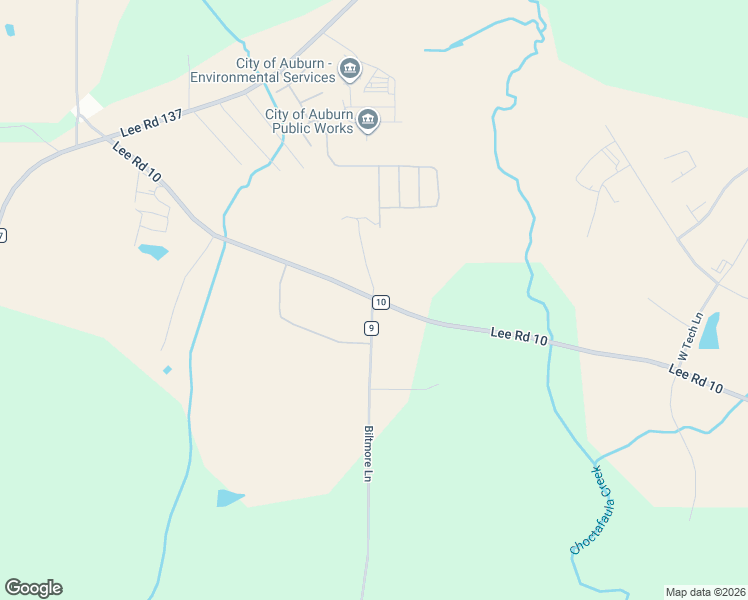 map of restaurants, bars, coffee shops, grocery stores, and more near 1166 Biltmore Lane in Auburn