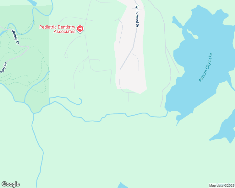 map of restaurants, bars, coffee shops, grocery stores, and more near 2452 Springwood Drive in Auburn