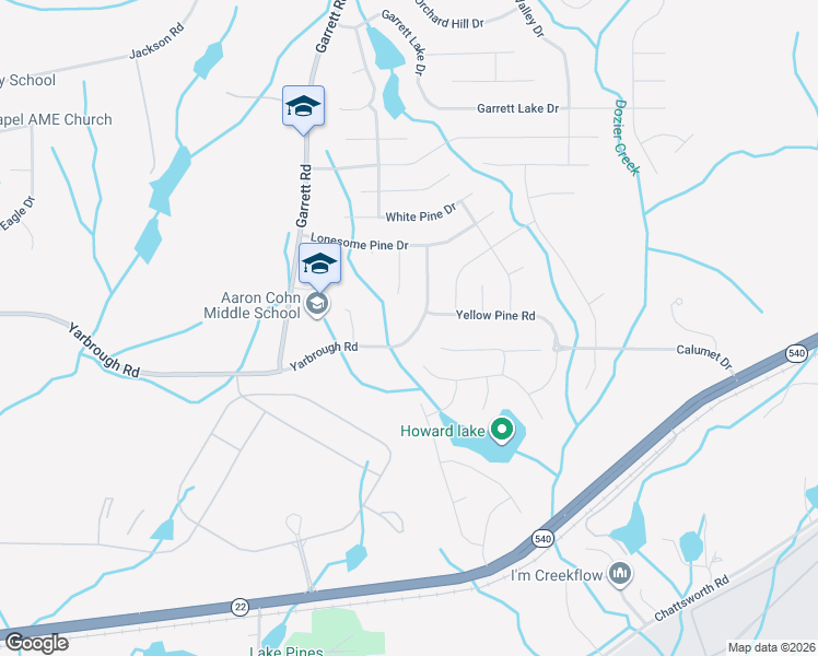 map of restaurants, bars, coffee shops, grocery stores, and more near 9591 Yarbrough Road in Columbus