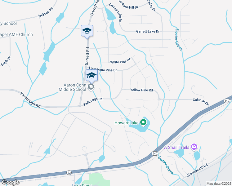 map of restaurants, bars, coffee shops, grocery stores, and more near 9591 Yarbrough Road in Columbus