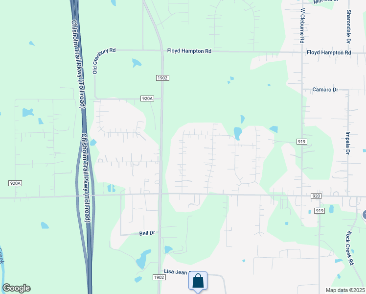 map of restaurants, bars, coffee shops, grocery stores, and more near 11017 Adiana Lane in Crowley