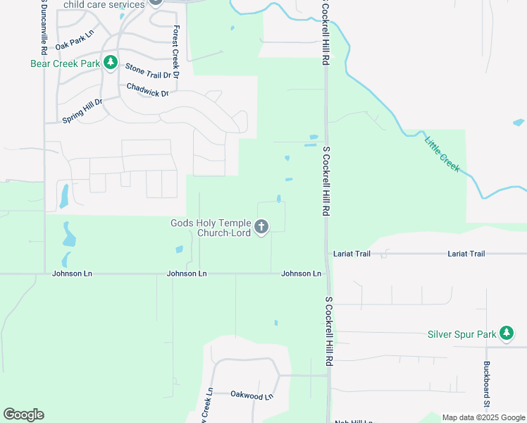 map of restaurants, bars, coffee shops, grocery stores, and more near 411 Burtonwood Circle in Ovilla