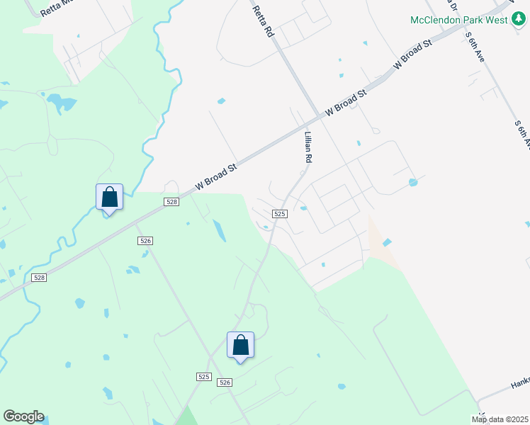 map of restaurants, bars, coffee shops, grocery stores, and more near 12153 County Road 525 in Mansfield