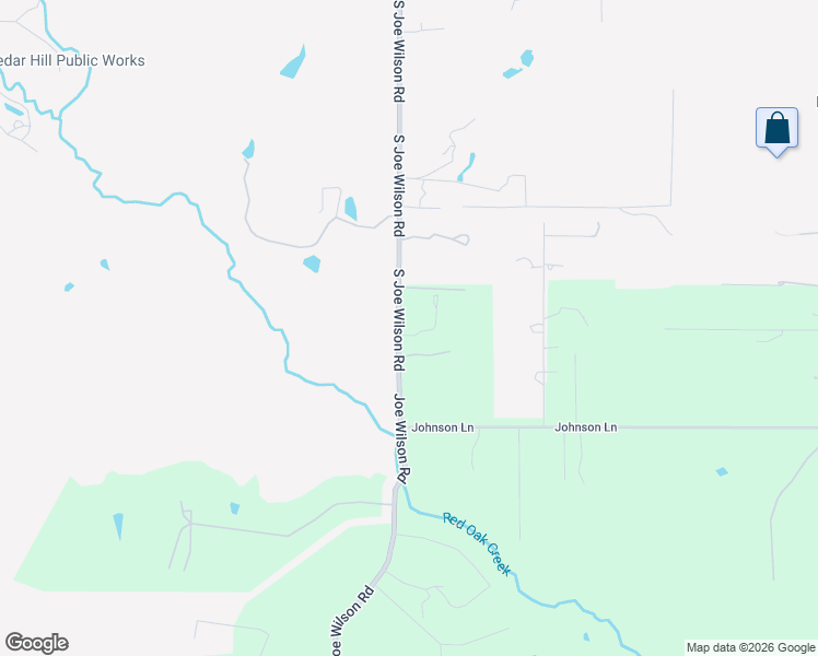 map of restaurants, bars, coffee shops, grocery stores, and more near 1711 South Joe Wilson Road in Cedar Hill