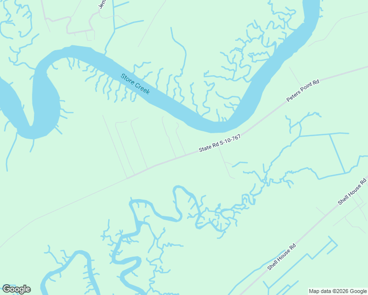 map of restaurants, bars, coffee shops, grocery stores, and more near 8718 Peters Point Road in Edisto Island