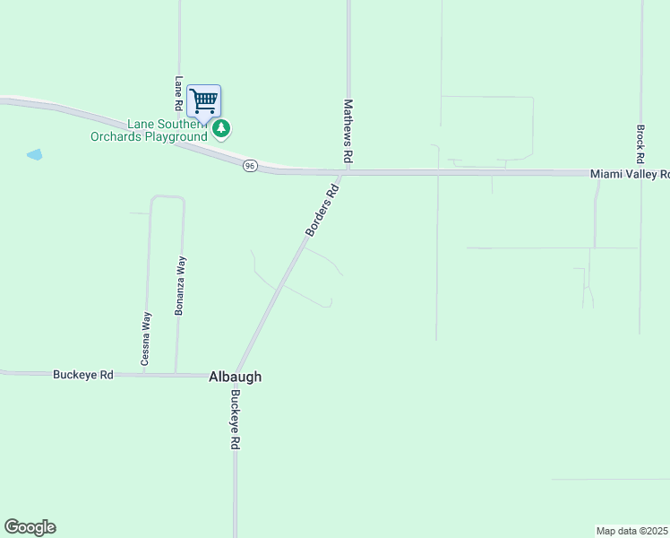 map of restaurants, bars, coffee shops, grocery stores, and more near 268 Borders Road in Fort Valley
