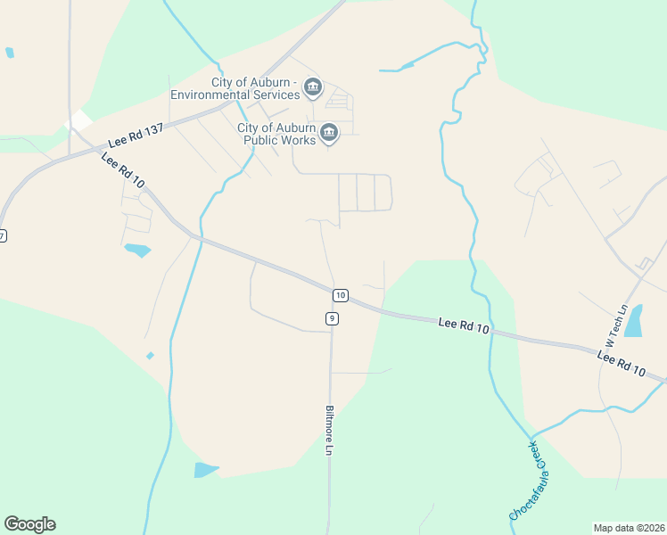map of restaurants, bars, coffee shops, grocery stores, and more near 1166 Biltmore Lane in Auburn