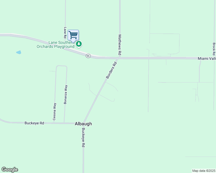 map of restaurants, bars, coffee shops, grocery stores, and more near 268 Borders Road in Fort Valley