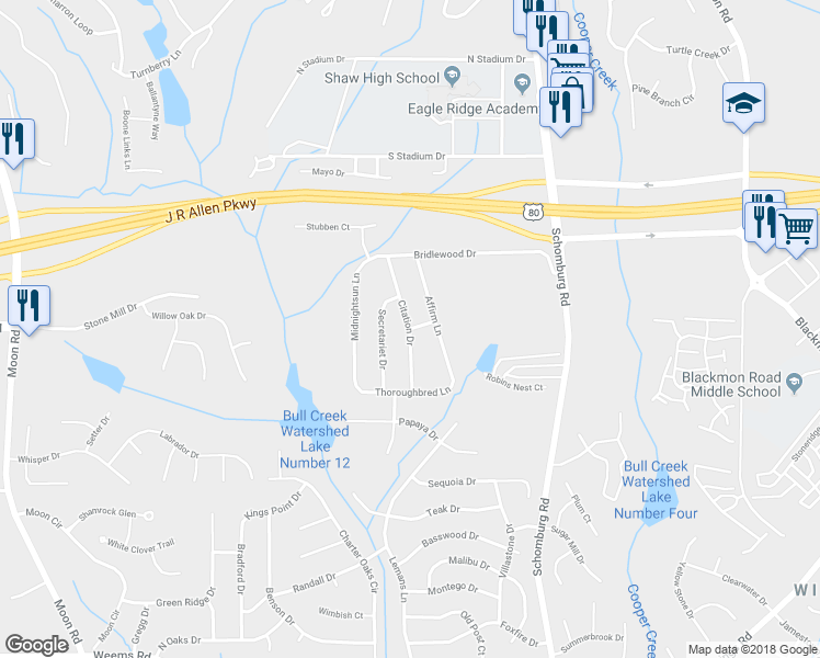 map of restaurants, bars, coffee shops, grocery stores, and more near 7182 Citation Drive in Columbus