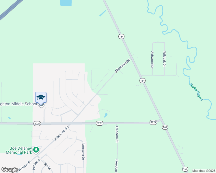 map of restaurants, bars, coffee shops, grocery stores, and more near 895 Allen Town Rd in Haughton