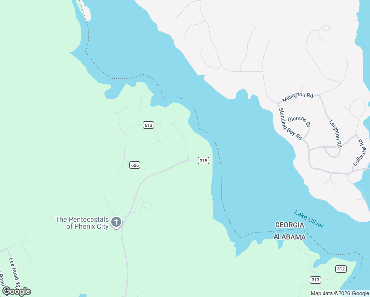 map of restaurants, bars, coffee shops, grocery stores, and more near 883-1115 Lake Oliver Road in Smiths Station