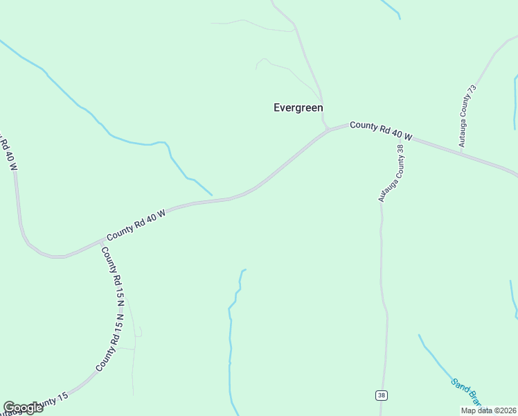 map of restaurants, bars, coffee shops, grocery stores, and more near 2361 County Road 40 in Billingsley