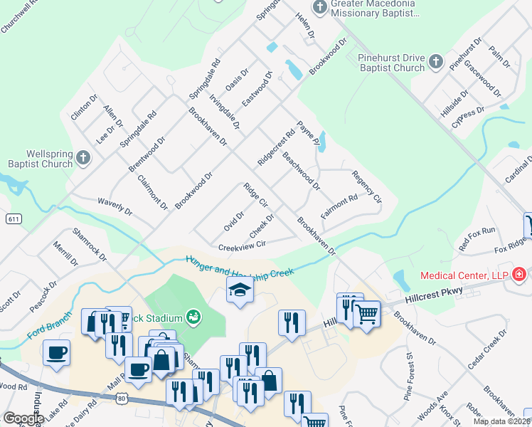 map of restaurants, bars, coffee shops, grocery stores, and more near 101 Ovid Drive in Dublin