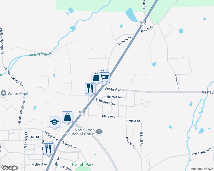 1702 North Main Street, Gladewater TX Walk Score