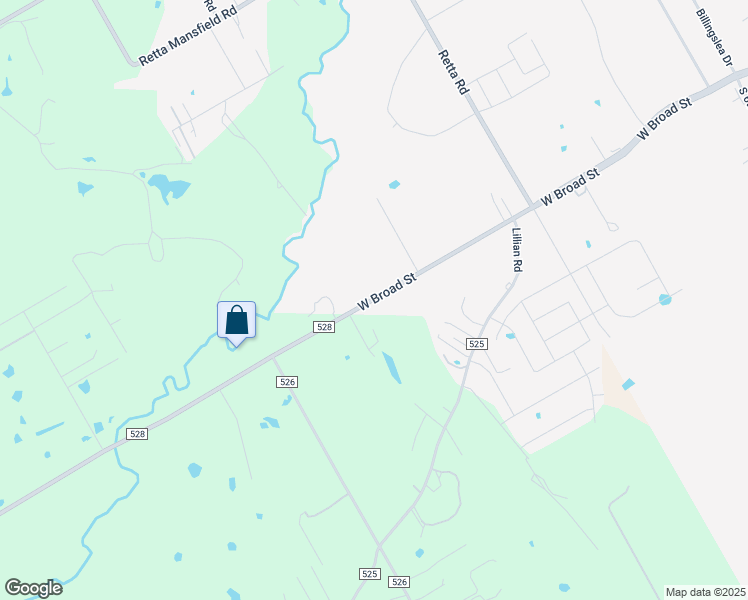 map of restaurants, bars, coffee shops, grocery stores, and more near 1670 West Broad Street in Mansfield