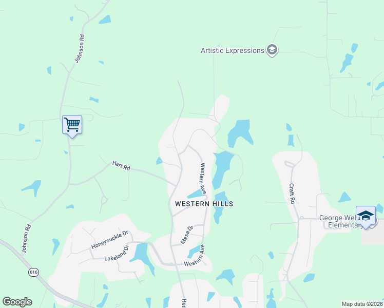 map of restaurants, bars, coffee shops, grocery stores, and more near 213 Western Ave in West Monroe