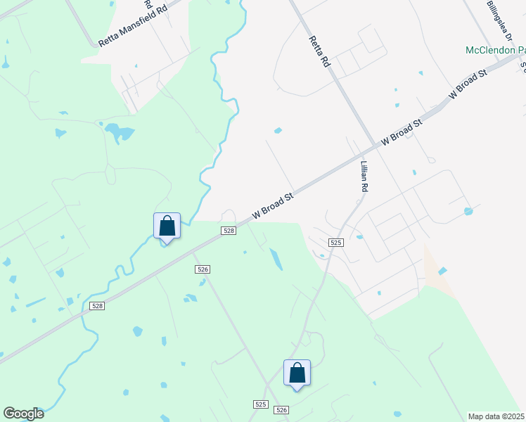 map of restaurants, bars, coffee shops, grocery stores, and more near 1670 West Broad Street in Mansfield