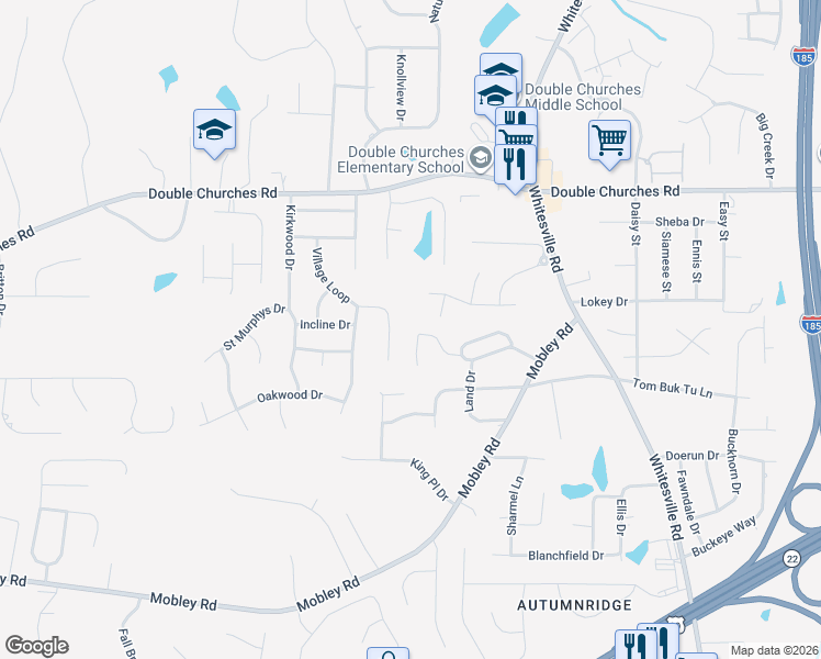 map of restaurants, bars, coffee shops, grocery stores, and more near 1231 Cottage Pointe Court in Columbus
