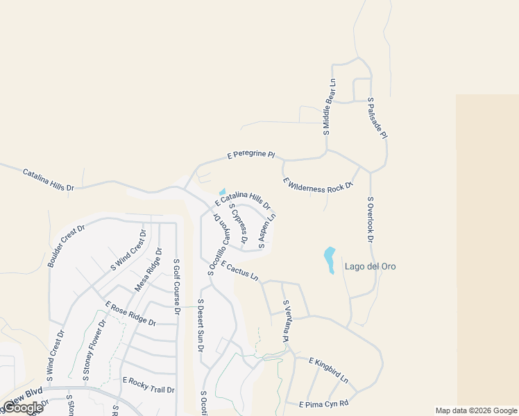 map of restaurants, bars, coffee shops, grocery stores, and more near 66254 East Box Elder Road in Tucson