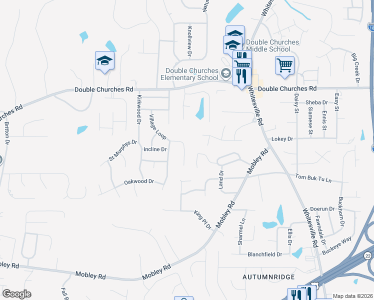 map of restaurants, bars, coffee shops, grocery stores, and more near 1231 Cottage Pointe Court in Columbus