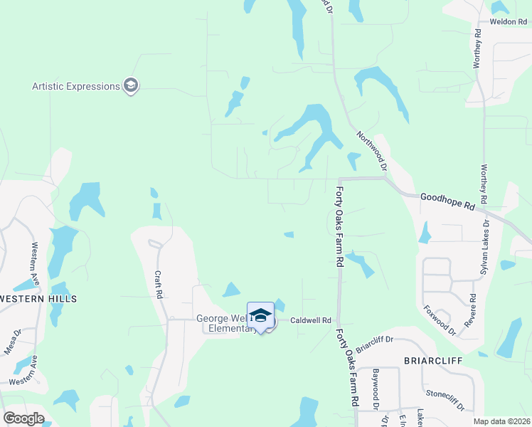 map of restaurants, bars, coffee shops, grocery stores, and more near 299 Holley Ln in West Monroe