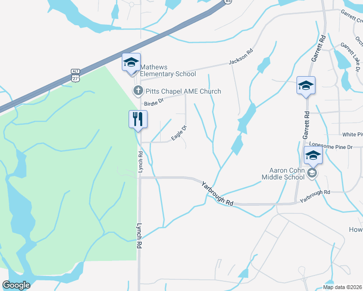 map of restaurants, bars, coffee shops, grocery stores, and more near 7297 Wedge Court in Columbus