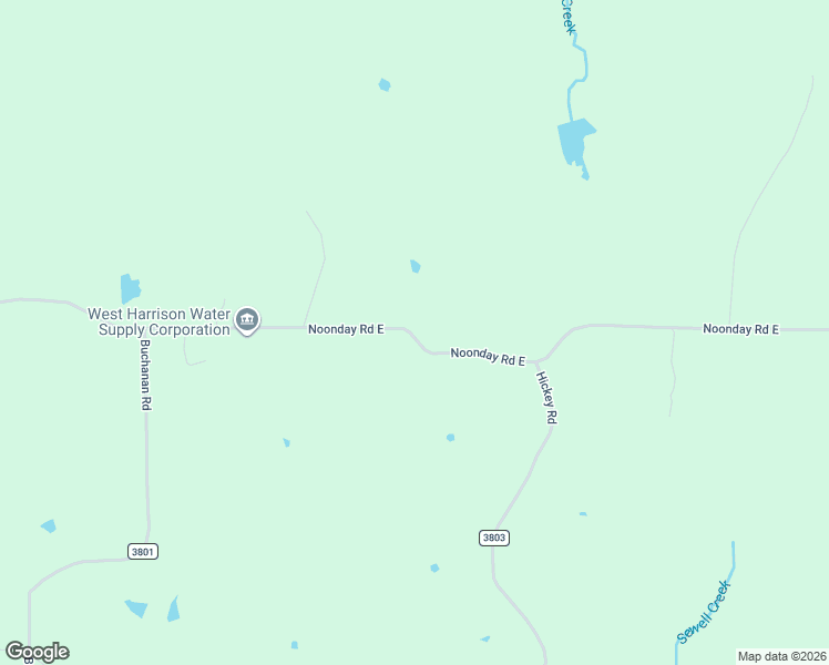 map of restaurants, bars, coffee shops, grocery stores, and more near 5576 Noonday Road East in Hallsville