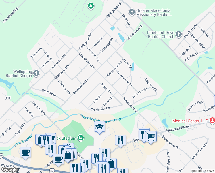 map of restaurants, bars, coffee shops, grocery stores, and more near 101 Ovid Drive in Dublin