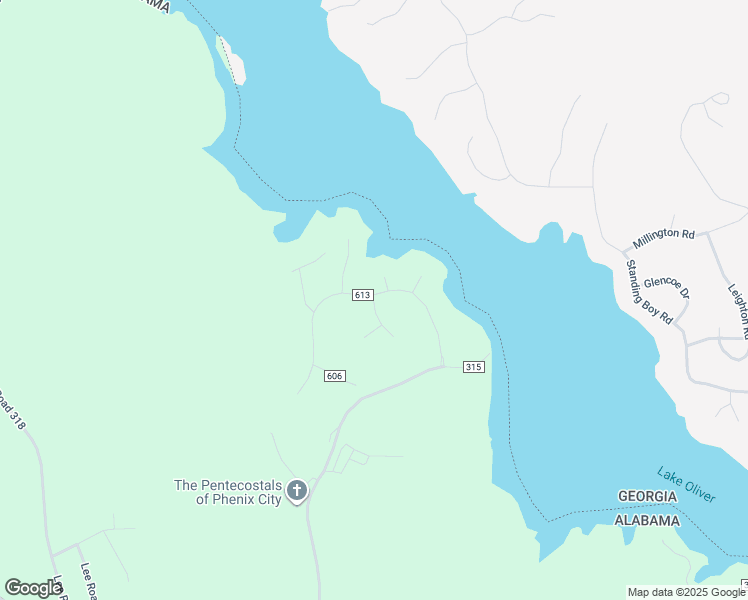 map of restaurants, bars, coffee shops, grocery stores, and more near 13 Lee Road 612 in Smiths Station