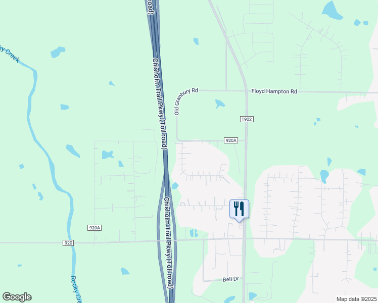 map of restaurants, bars, coffee shops, grocery stores, and more near 3512 Laurenwood Drive in Crowley